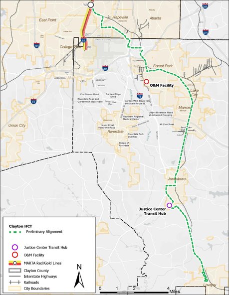 SR54 BRT map